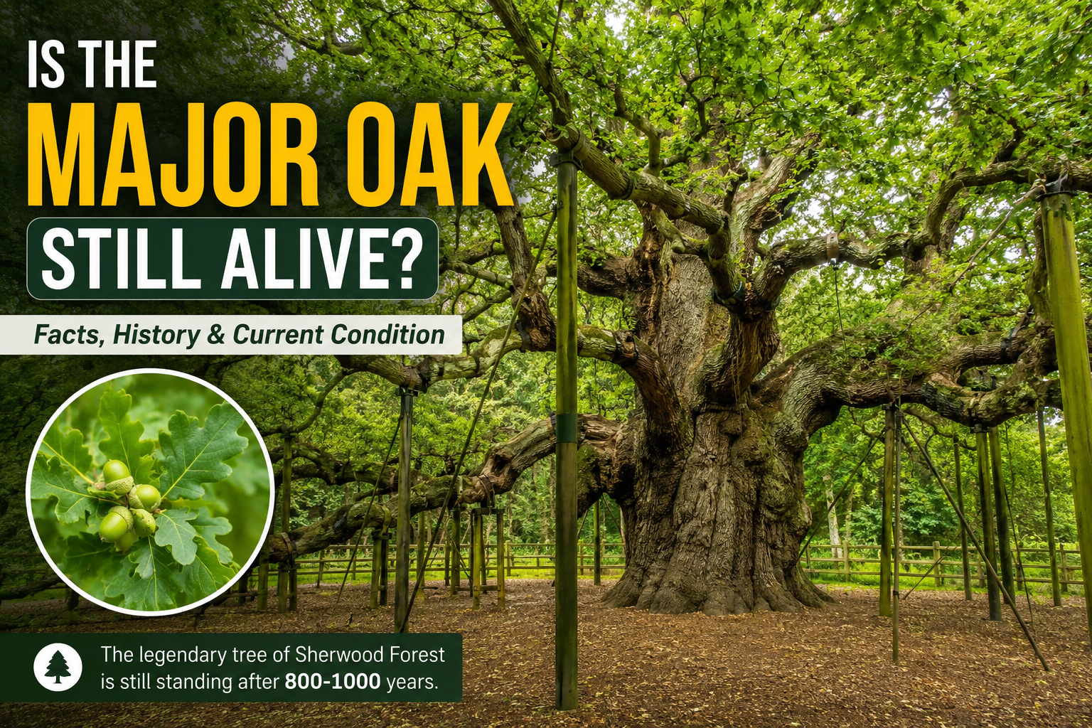 Is the Major Oak Still Alive? History, Facts, and Current Condition