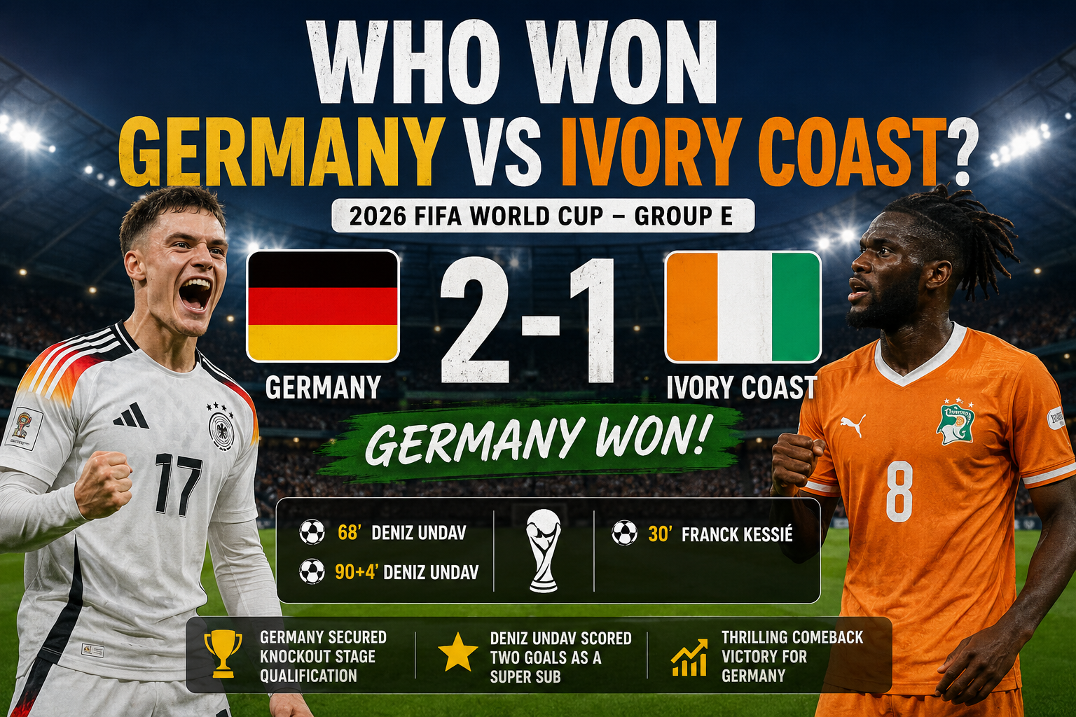 who won germany vs ivory coast