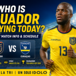 Who Is Ecuador Playing Today Soccer  latest Match Facts 2026