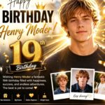 henry moder 19th birthday reveals surprising